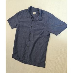 Jack O'neil Button‎ Down Relaxed Fit Blue Shirt Large